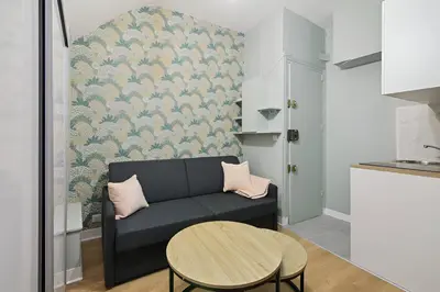 Cuisine ou kitchenette dans l'établissement 525 Suite Montrouge - Superbe appartement