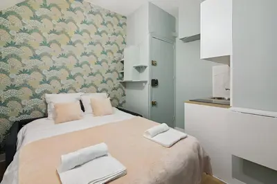 Un ou plusieurs lits dans un hébergement de l'établissement 525 Suite Montrouge - Superbe appartement