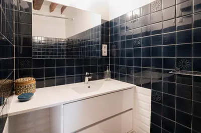 Salle de bains dans l'établissement Paris Center Greneta residence
