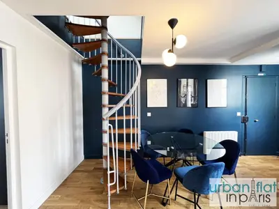 Plan de l'établissement Urban Flat 176 - Charming 3 Bedroom in Montorgueil