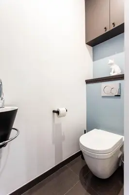 Salle de bains dans l'établissement Magnificent apartment - 2BR-6P - Republique