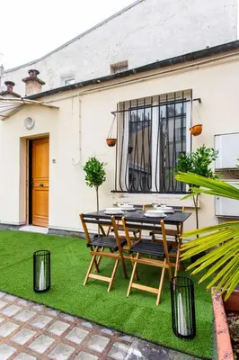 Jardin de l'établissement Charming apartment with terrasse - 1BDR- 6P - Sacré-Cœur