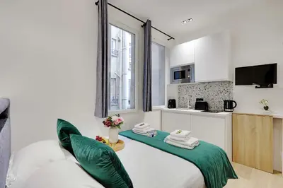 Cuisine ou kitchenette dans l'établissement Amazing studio 2P - Montorgueil - 4