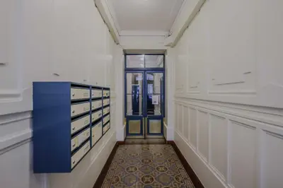Un ou plusieurs lits dans un hébergement de l'établissement Studio ideally located in the heart of Paris