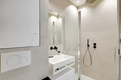 Salle de bains dans l'établissement Studio ideally located in the heart of Paris