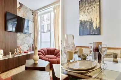 Coin salon dans l'établissement Exceptional 3 bedrooms Apartment Heart of Paris By Studio Prestige
