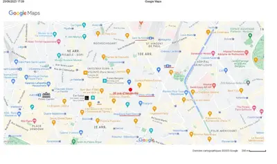 Plan de l'établissement Paris, bonne nouvelle, 56m2