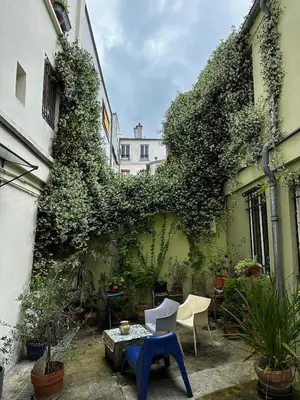 Jardin de l'établissement Paris 10e Sainte Marthe Canal Saint Martin 23m2