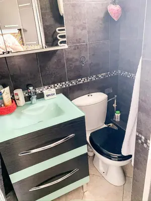 Salle de bains dans l'établissement Paris 10e Sainte Marthe Canal Saint Martin 23m2