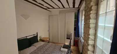 Un ou plusieurs lits dans un hébergement de l'établissement Appartement Fontaines - Soutar Prestige