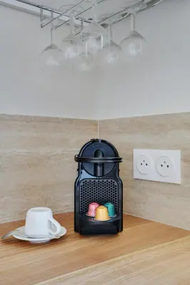 Plateau bouilloire dans l'établissement Cosy Duplex