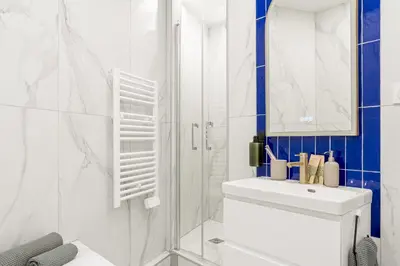 Salle de bains dans l'établissement Lavie Maison AC and Balneo