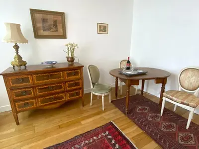 Coin salon dans l'établissement L'appartement Picquet
