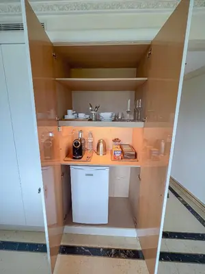 Cuisine ou kitchenette dans l'établissement Les Amoureux de Paris