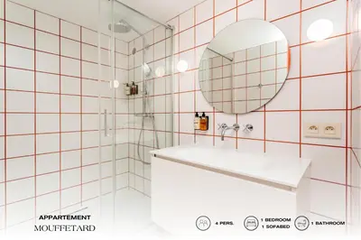 Salle de bains dans l'établissement Apartment 01 - Mouffetard