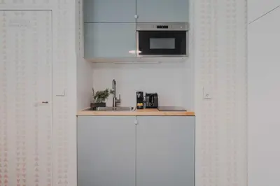 Cuisine ou kitchenette dans l'établissement Cosy Studio - 2P - Museum of Romantic Life