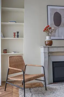 Coin salon dans l'établissement 4#Two Bedrooms#Champs Elysées#Arc de Triomphe#AC