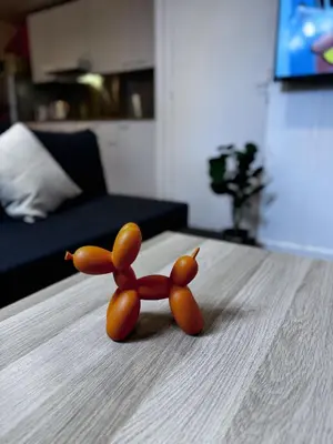 Télévision ou salle de divertissement dans l'établissement Eclectic apartment in Paris near Montmartre