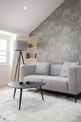 Coin salon dans l'établissement 5#Two Bedrooms#Champs Elysées#Arc de Triomphe#AC