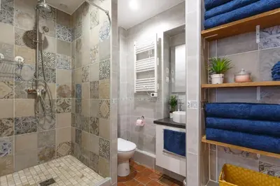 Salle de bains dans l'établissement Île St Louis-Bastille-3BRD-Paris 4è