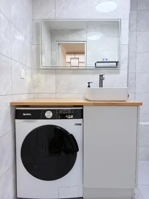 Cuisine ou kitchenette dans l'établissement Elegant and Comfortable Studio Jouvenet