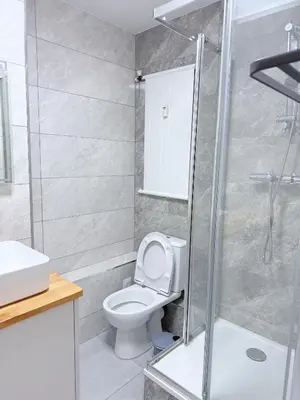 Salle de bains dans l'établissement Elegant and Comfortable Studio Jouvenet