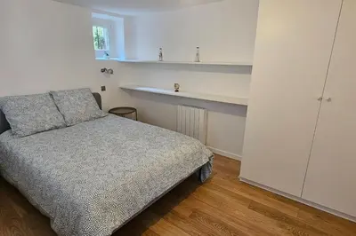 Un ou plusieurs lits dans un hébergement de l'établissement Appartement - Tour Eiffel