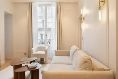 Coin salon dans l'établissement Maison Galante's apartments with Services in La Madeleine - Opéra