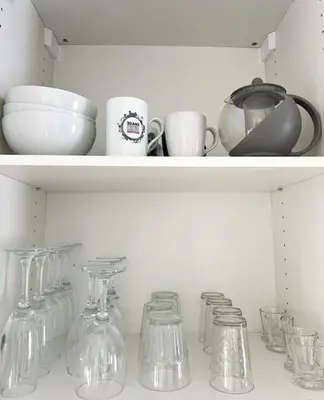 Cuisine ou kitchenette dans l'établissement Cosy studio aux portes de Paris