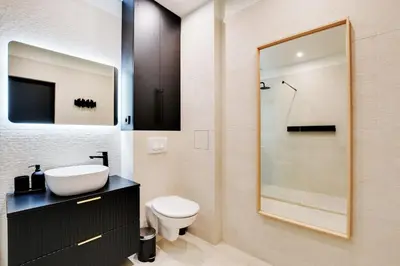 Salle de bains dans l'établissement Magnifique Studio Montorgueil
