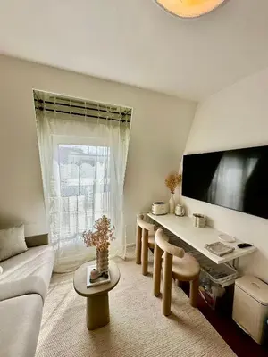 Coin salon dans l'établissement Séjour parisien Suite Bastille