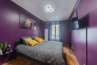 Un ou plusieurs lits dans un hébergement de l'établissement Eiffel Playcation