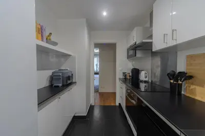 Cuisine ou kitchenette dans l'établissement Eiffel Playcation