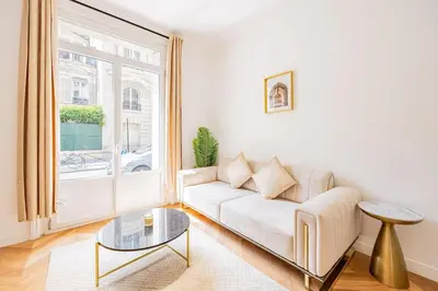 Un ou plusieurs lits dans un hébergement de l'établissement New Duplex 4Pers#Porte Maillot#Porte Champerret