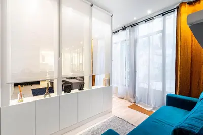 Coin salon dans l'établissement GuestReady - Modern stay near Place de la Bastille