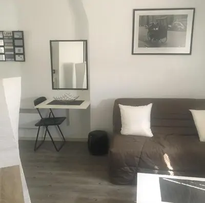 Coin salon dans l'établissement Studio Paris 16