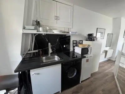 Cuisine ou kitchenette dans l'établissement Studio Paris 16