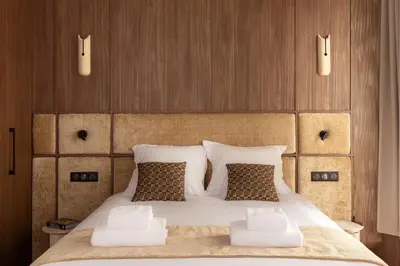 Un ou plusieurs lits dans un hébergement de l'établissement Luxurious A-C flat - 2P - Bastille-Le Marais