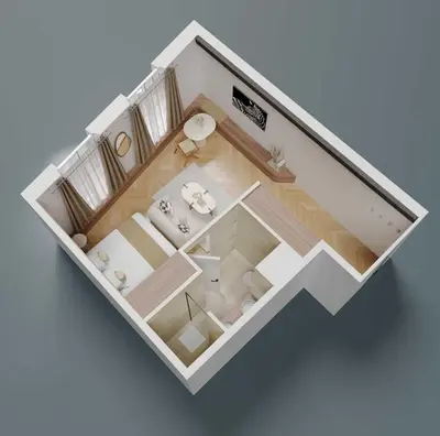 Plan de l'établissement Luxurious A-C flat - 2P - Bastille-Le Marais