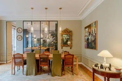 Coin salon dans l'établissement Paris Wagram Design Residence