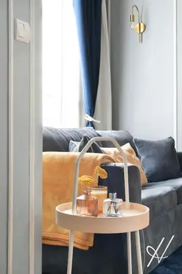 Coin salon dans l'établissement Top Location 4P Studio - Champs-Elysées Best Stay