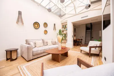 Coin salon dans l'établissement CIA - Amazing loft bastille