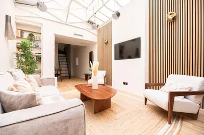 Coin salon dans l'établissement CIA - Amazing loft bastille