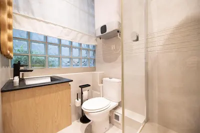 Salle de bains dans l'établissement CIA - Beaurepaire