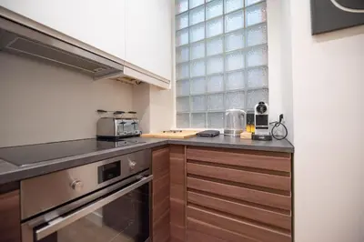 Cuisine ou kitchenette dans l'établissement CIA - Beaurepaire