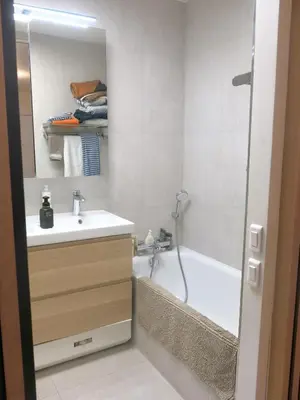 Salle de bains dans l'établissement Appartement St Antoine Nation CityCosy