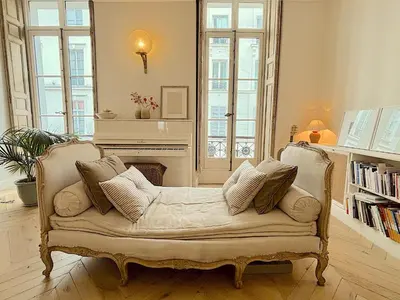 Coin salon dans l'établissement L'appartement Luxembourg
