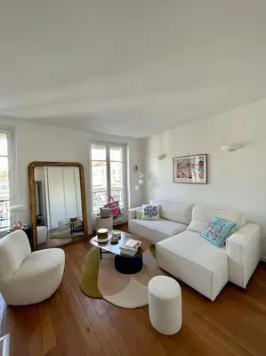 Coin salon dans l'établissement Maison Moufetard