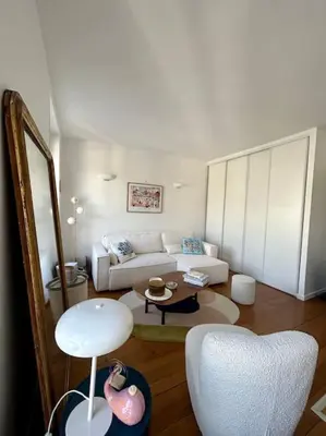 Coin salon dans l'établissement Maison Moufetard