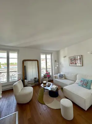 Coin salon dans l'établissement Maison Moufetard